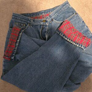 LL Bean lined jeans Women's 12